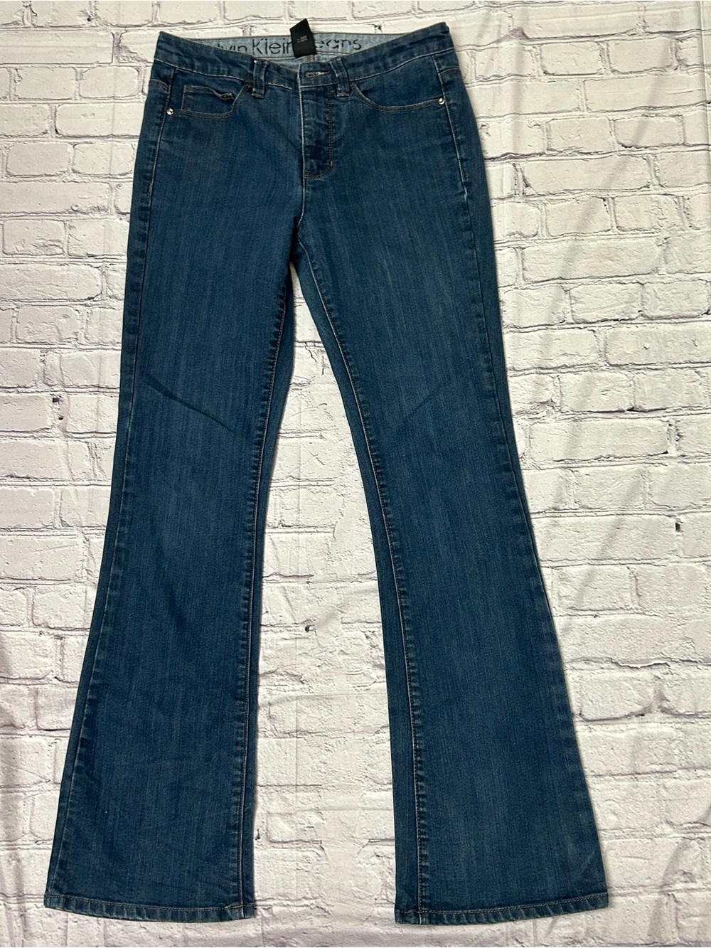 Calvin Klein Jeans Women's Dark Blue Flared Jeans